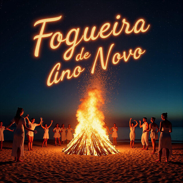 Neujahrsfunken - Fogueira de Ano Novo